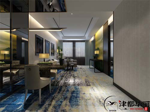 固原酒店装修设计项目|津都华丽设计