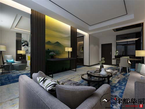 固原酒店装修设计项目|津都华丽设计