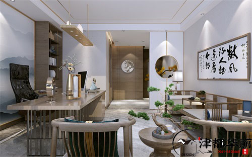 固原办公室装修设计项目|津都华丽设计