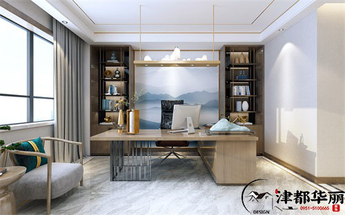 固原办公室装修设计项目|津都华丽设计