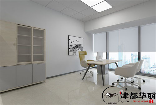 固原云盛办公室设计方案鉴赏|固原办公室设计装修公司推荐