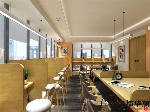 固原三人行自习室设计方案鉴赏|创造良好的学习氛围和温馨舒适的环境