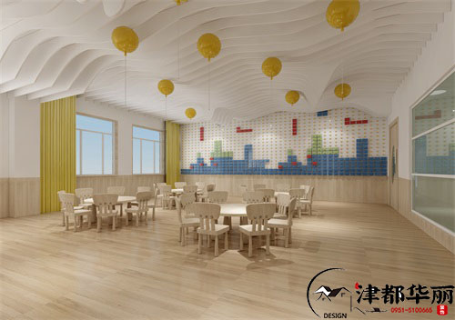 固原蒙特幼儿园设计装修方案鉴赏|固原幼儿园设计装修公司推荐