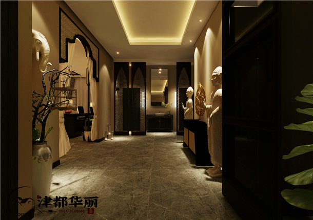 固原西西里养生会所设计装修方案鉴赏|固原养生会所设计装修公司推荐