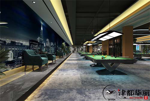 固原巴克台球馆设计方案鉴赏|固原台球馆设计装修公司推荐