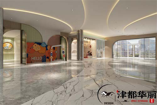 固原银川华益商场大厅装修设计方案|打造优质的服务型空间