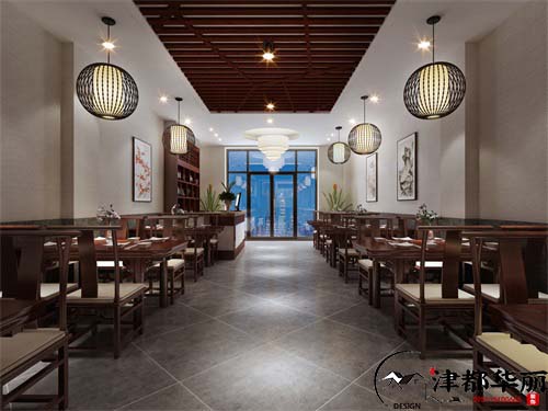 固原颐福源餐厅设计方案鉴赏|固原餐厅设计装修公司推荐