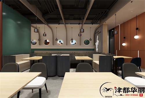 固原 鸿起顺餐厅设计方案鉴赏|将天然纹理之美发挥到