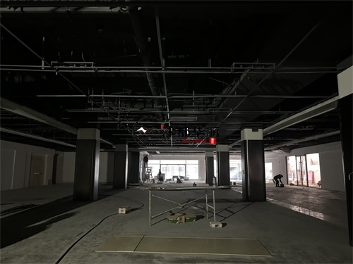 固原装修公司|固原奥蒲商业大厅装修施工进度