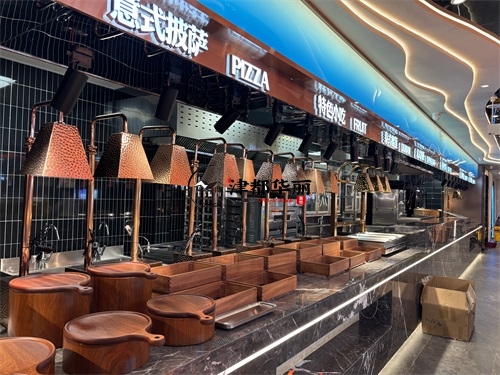 固原装修公司|固原玖香火锅自助餐厅装修设计落地实景