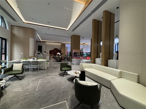 固原装修公司|固原越汀售楼部展厅设计装修项目落地实景