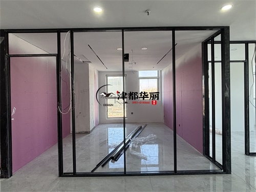 固原办公室装修设计项目|津都华丽设计