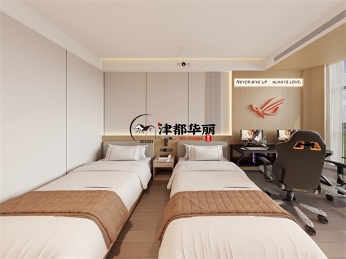 固原电竞酒店装修设计项目|津都华丽设计