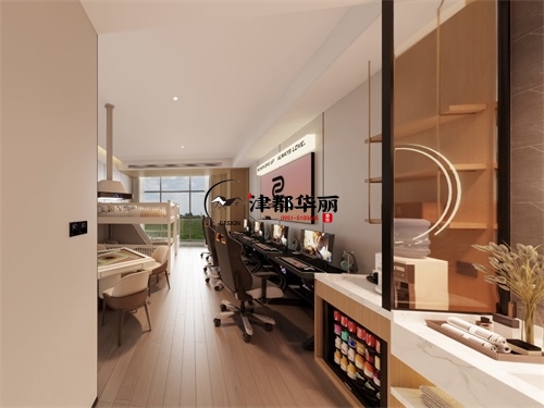 固原电竞酒店装修设计项目|津都华丽设计