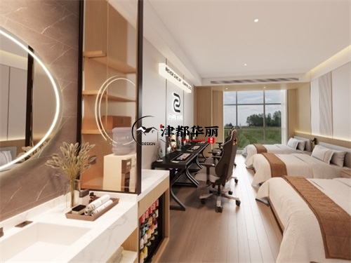 固原电竞酒店装修设计项目|津都华丽设计