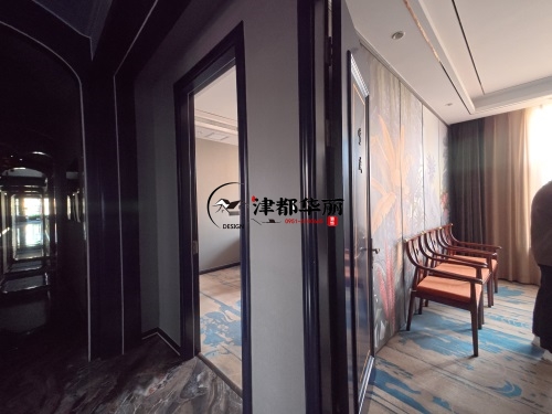 固原设计装修公司|固原涂涂会所设计装修现场量尺