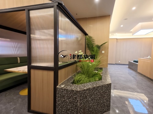 固原餐厅装修设计项目|津都华丽设计