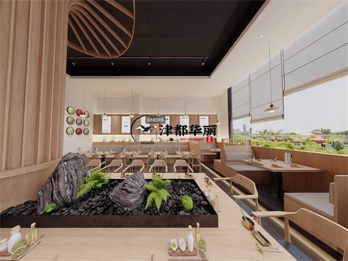 固原餐厅装修设计项目|津都华丽设计